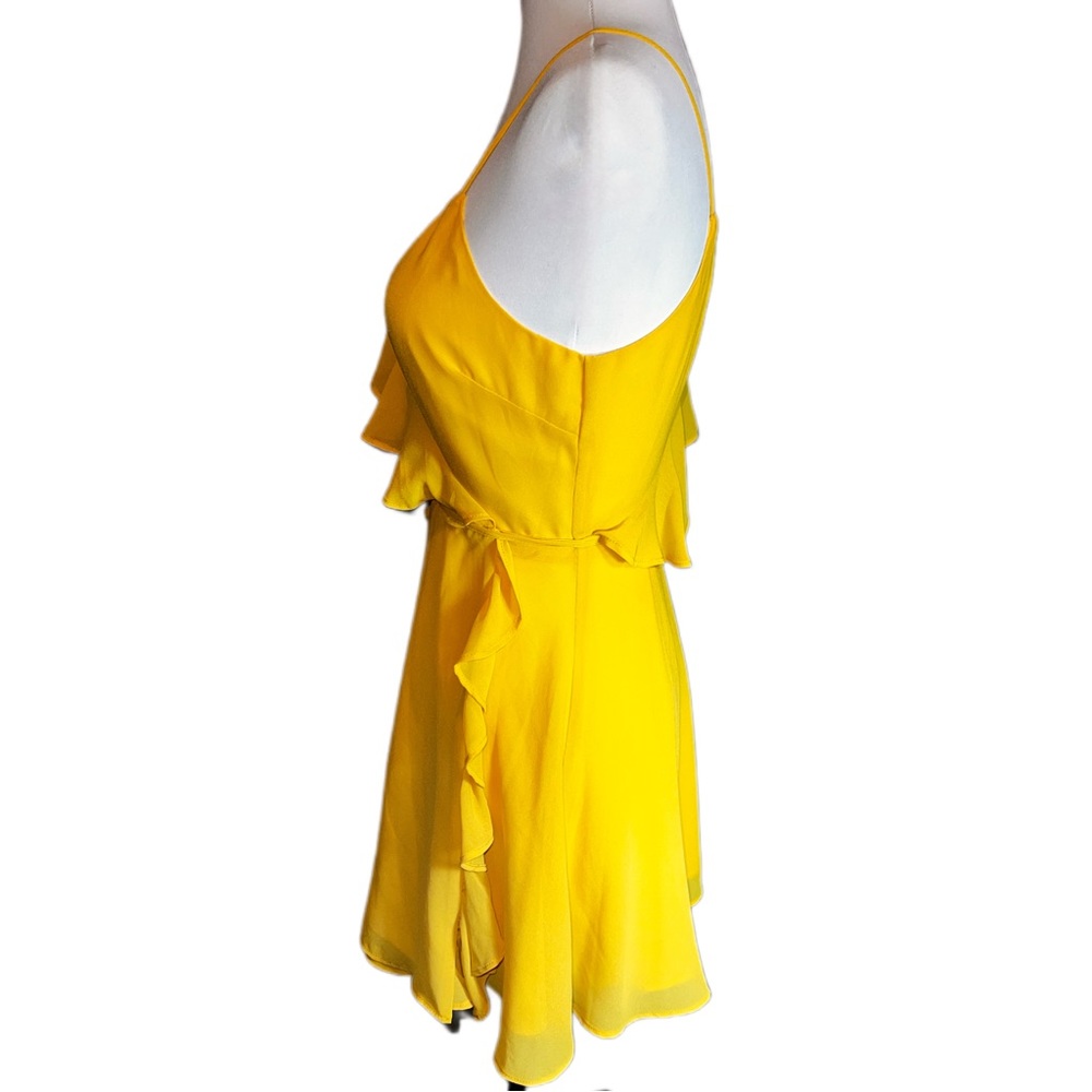 LPA Asymmetrical Ruffled Mini Dress - Picture 5 of 15